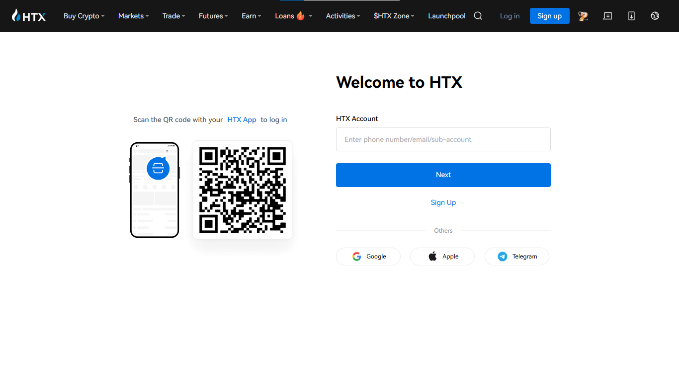 HTX Login – Fast & Secure Entry to Your HTX® Crypto | HTX Login
